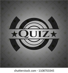 Quiz black badge