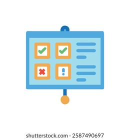 Quiz Board Icon for Learning