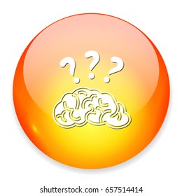 quiz brain icon