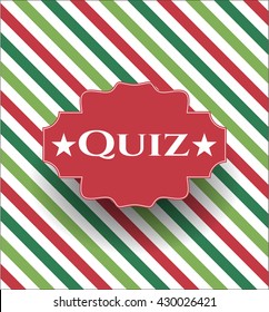 Quiz card or banner