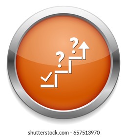 quiz chart up icon
