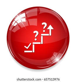 quiz chart up icon