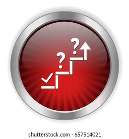 quiz chart up icon