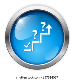 quiz chart up icon