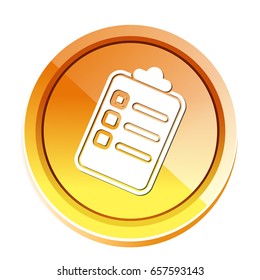 quiz clipboard icon