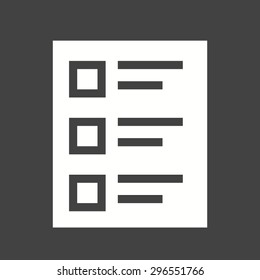 Quiz, competition, exam icon vector image. Can also be used for education, academics and science. Suitable for use on web apps, mobile apps and print media.