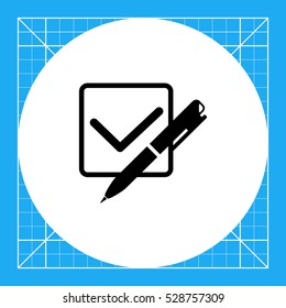 Quiz Concept with Checkmark Icon