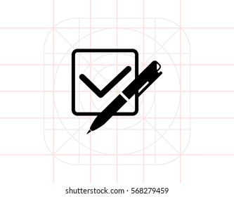 Quiz Concept with Checkmark Icon