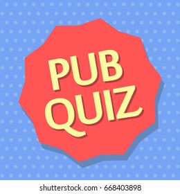 Quiz concept. Vector illustration