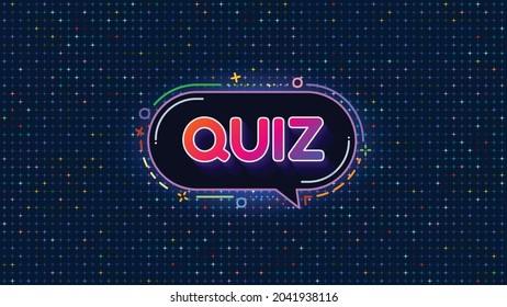 Quiz, Contest, Question Answer game, Challenge, Glittering Background, Speech bubble, Ask, Problem, Solution