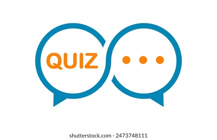 Ilustración de Plantilla de logotipo de diseño de quiz