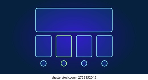 Quiz Spiel zeigen Hintergrund Wettbewerb Menü Design mit Trivia Frage Antwort Multiple Choice Vorlage Wettbewerb Frame Retro-Schnittstelle Herausforderung Testleiste ui Layout