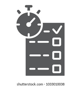 Quiz glyph icon, e learning and education, survey sign vector graphics, a solid pattern on a white background, eps 10.