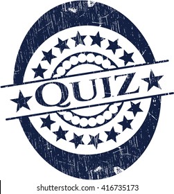 Quiz grunge seal