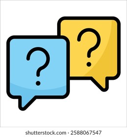 Quiz Icon Element For Design