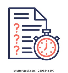 Quiz Icon Element for Design