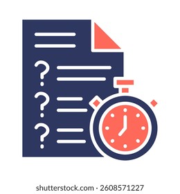 Quiz Icon Element for Design