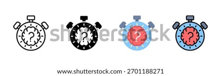 Quiz Icon Pack In Multiple Styles