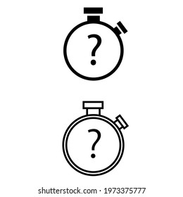 Quiz icon vector set. interview illustration sign collection. debriefing symbol or logo.