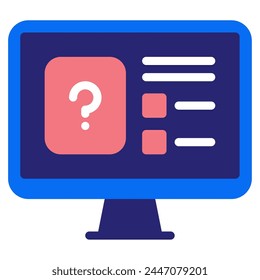 Quiz Icon for web, app, infographic, etc
