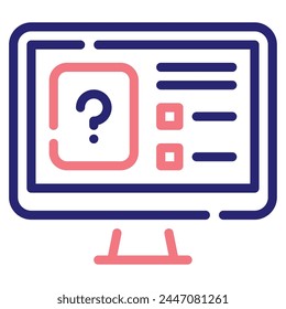 Quiz Icon for web, app, infographic, etc