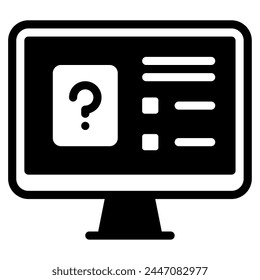 Quiz Icon for web, app, infographic, etc