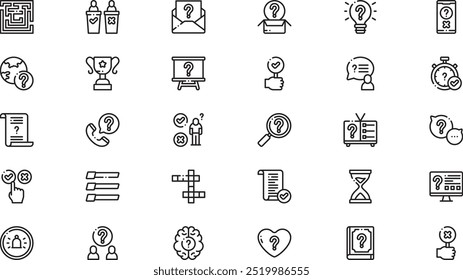 Colección de iconos vectoriales de alta calidad con trazo editable. Ideal para Profesional y Proyectos Creativos.