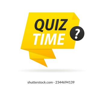 Logo de Prueba. Etiqueta de tiempo de prueba con signo de interrogación. Símbolo de Prueba para negocios, marketing y publicidad. Marca de interrogación. Ilustración del vector