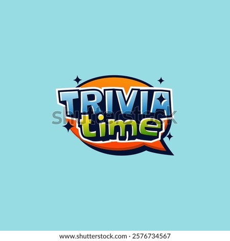 Quiz logo. Quiz time label with question mark. Quiz emblem for business, marketing and advertising. Vector illustration.
