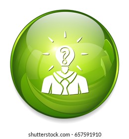 quiz man icon