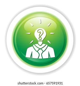 quiz man icon