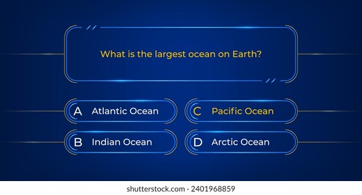 Quiz menu. Intellectual challenge TV show or game, knowledge competition or contest, millionaire quest or questionnaire quiz mobile application menu vector interface frames with answer options bubbles