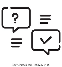 Icono moderno del Vector del examen – Plantilla mínima del símbolo de la ilustración para el diseño móvil de la interfaz de usuario del App del Web