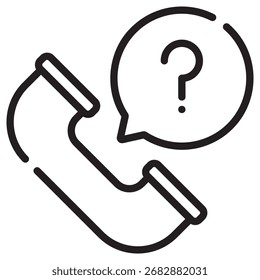 Quiz Modern Vector Icon – Minimal Illustration Symbol Template for Web Mobile App UI Design