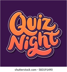 Quiz Night Banner.