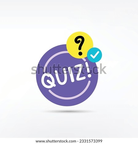 Quiz night on speech bubble.