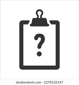 Quiz question icon, Vector Graphics