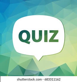 Quiz related concept vector illustration