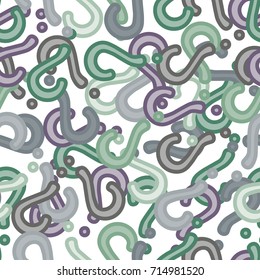 Quiz seamless pattern. Question marks background. Online quiz endless repeating pattern. Vector illustration.