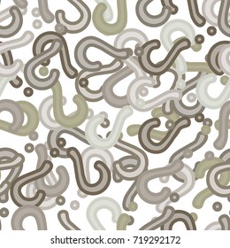Quiz seamless pattern. Question marks background. Online quiz endless repeating pattern. Vector illustration.