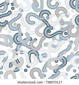 Quiz seamless pattern. Question marks background. Online quiz endless repeating pattern. Vector illustration.