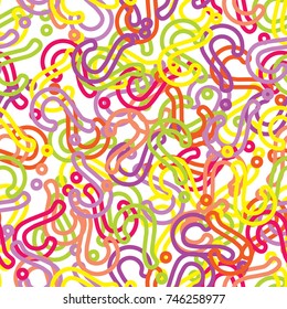 Quiz seamless pattern. Question marks background. Online quiz endless repeating pattern. Vector illustration.
