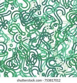 Quiz seamless pattern. Question marks background. Online quiz endless repeating pattern. Vector illustration.