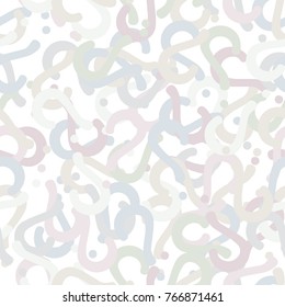 Quiz seamless pattern. Question marks, doubt, faq background. Simple endless repeating motif. Vector illustration.