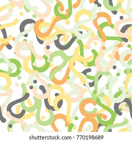 Quiz seamless pattern. Question marks, doubt, faq background. Simple endless repeating motif. Vector illustration.