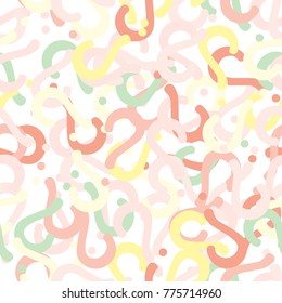 Quiz seamless pattern. Question marks, doubt, faq background. Simple endless repeating motif. Vector illustration.