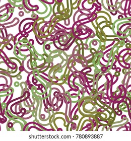 Quiz seamless pattern. Question marks background. Online quiz endless repeating pattern. Vector illustration.