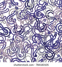 Quiz seamless pattern. Question marks background. Online quiz endless repeating pattern. Vector illustration.