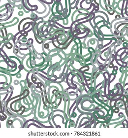 Quiz seamless pattern. Question marks background. Online quiz endless repeating pattern. Vector illustration.