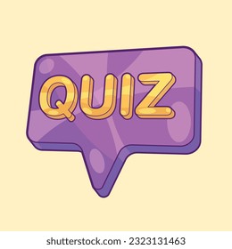 Quiz Sign Mark Vector Illustration
